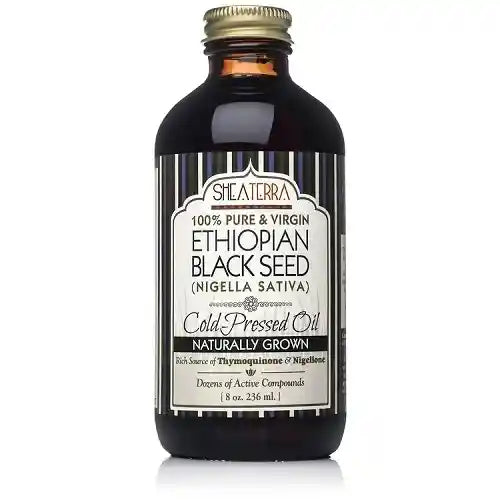100% Pure Raw Black Seed Oil – Cold Pressed Nigella Sativa, 100ml, UK Made