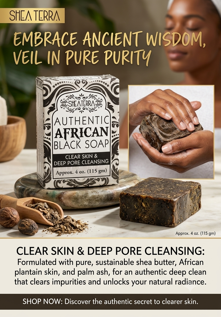 Authentic African Black Soap