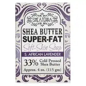 Shea Butter Super Fat Soft-Skin Soap S. AFRICAN LAVENDER