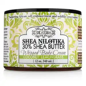 Shea Nilotik' 30% Shea Butter Whipped Body Cream COCONUT LEMONGRASS
