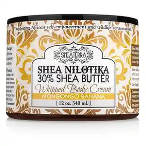 Shea Nilotik' 30% Shea Butter Whipped Body Cream MONGONGO BANANA