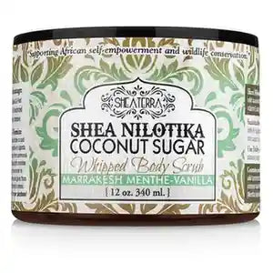 Shea Nilotik' Butter Coconut Sugar Whipped Body Scrub - Marrakesh Menthe Vanilla