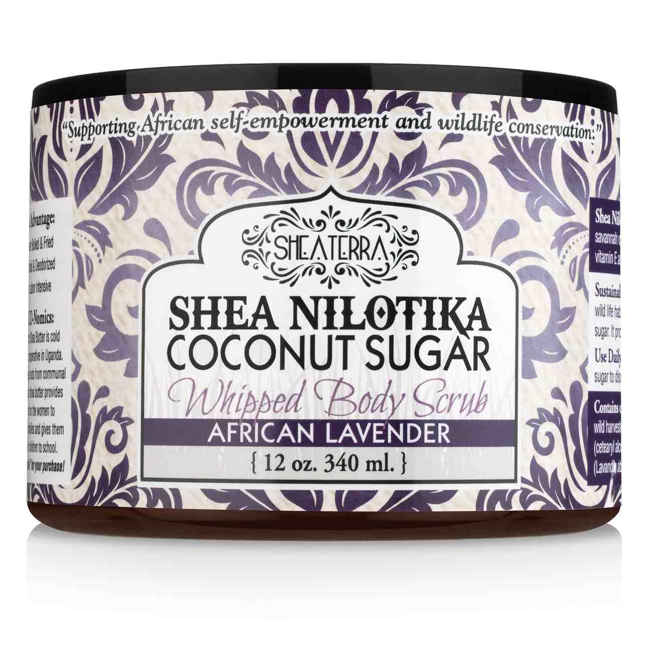 Shea Nilotika Coconut Sugar Whipped Body Scrub- AFRICAN LAVENDER