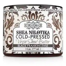 Shea Nilotika Cold-Pressed Virgin Shea Butter- BLACK FRANKINCENSE