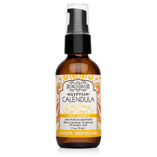 100% Pure Egyptian Calendula Extra Virgin Oil (Cold Pressed, Nile Grown)