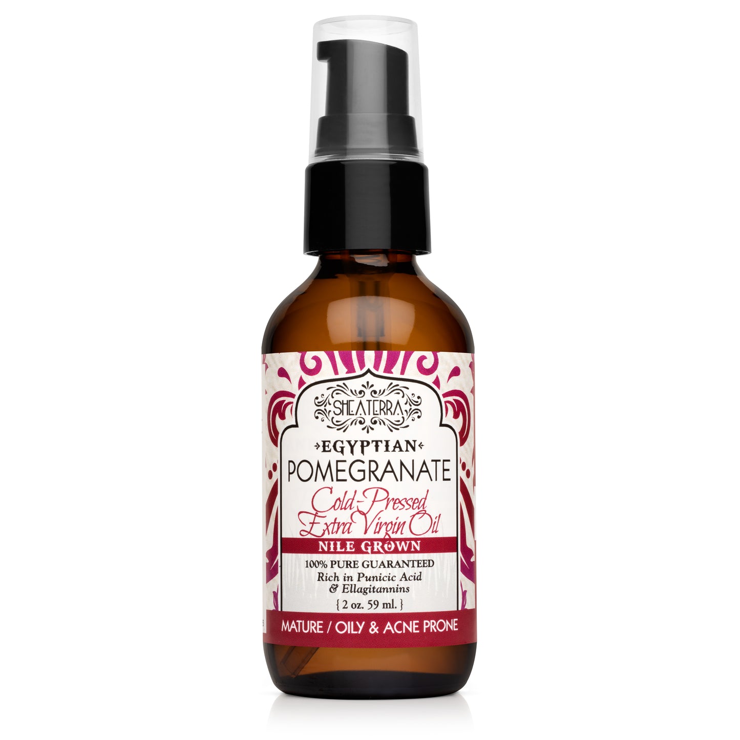 100% Pure Egyptian Pomegranate Extra Virgin Oil (Cold Pressed, Nile Grown)