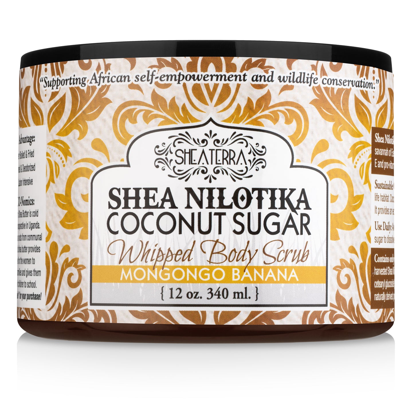 Shea Nilotik' Butter Coconut Sugar Whipped Body Scrub MONGONGO BANANA