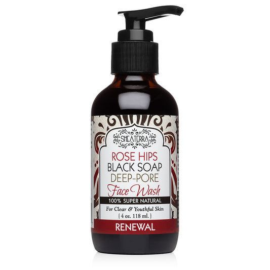 Rose Hips Black Soap Deep Pore Facial Wash RENEWAL