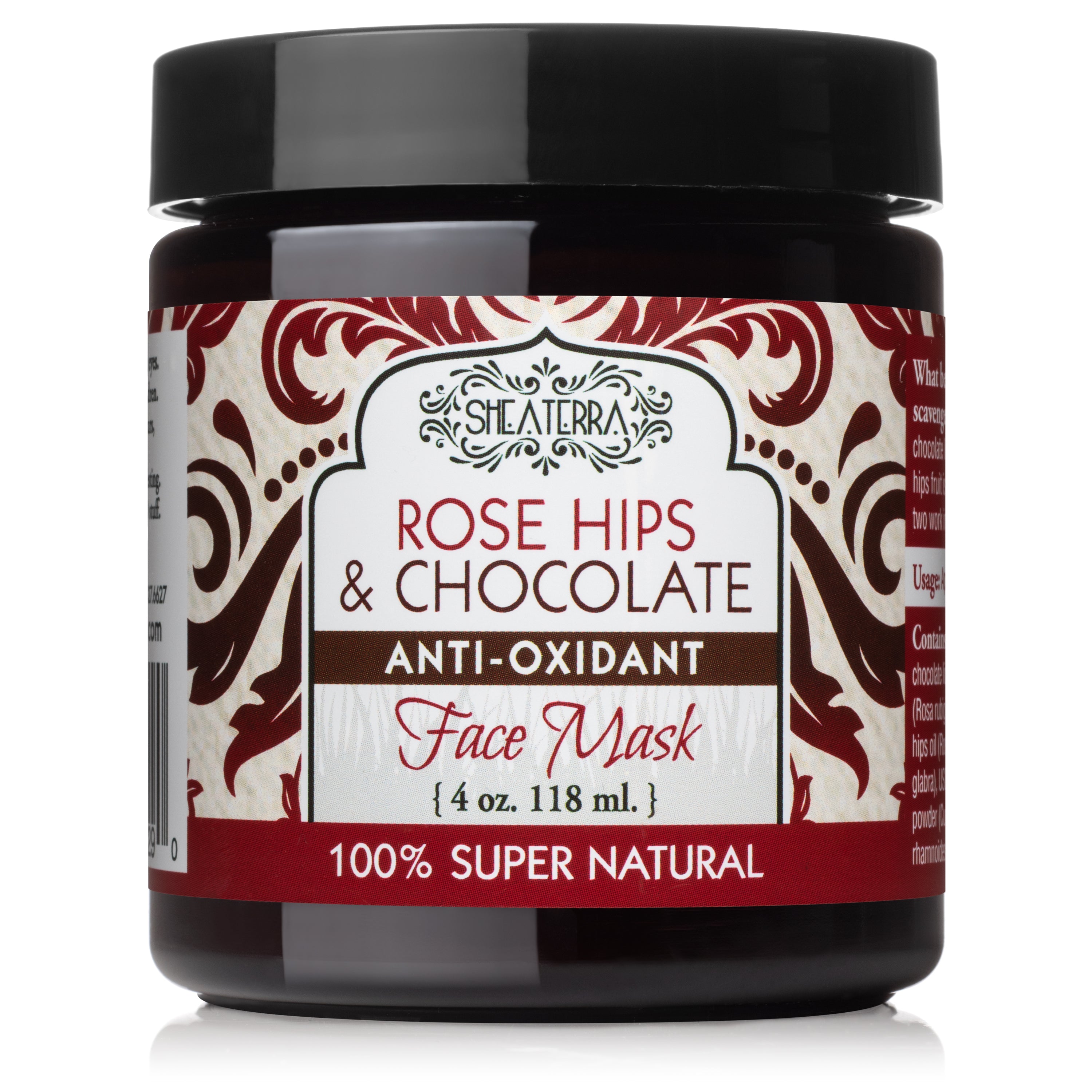 100% Natural Rose Hips & Chocolate Face Mask Renewal – SHEA TERRA