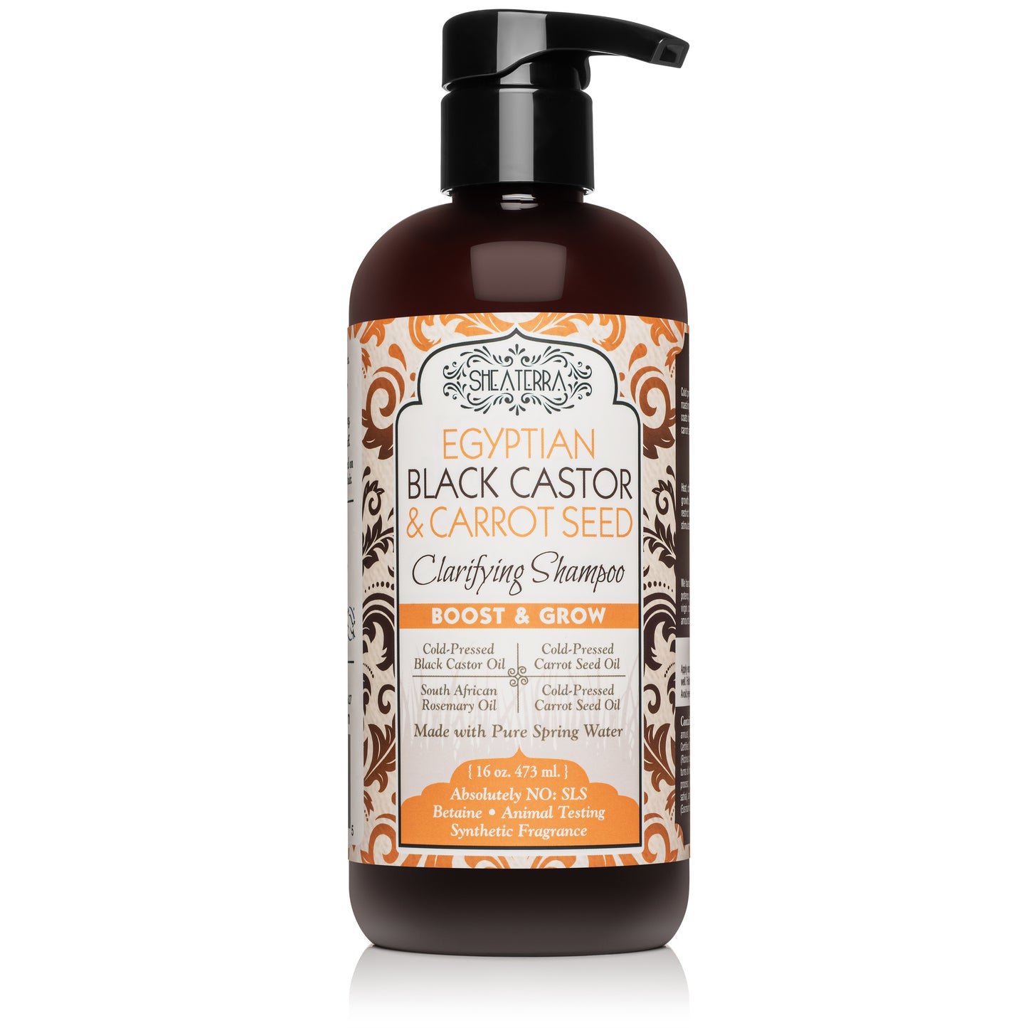 Egyptian Black Castor & Carrot Seed Clarifying Shampoo (BOOST & GROW)