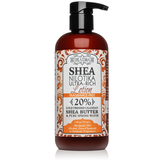 Shea Nilotika 20% Shea Butter Ultra-Rich Lotion FRAGRANCE FREE