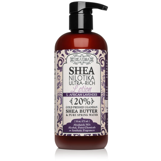 Shea Nilotika 20% Shea Butter Ultra-Rich Lotion- AFRICAN LAVENDER