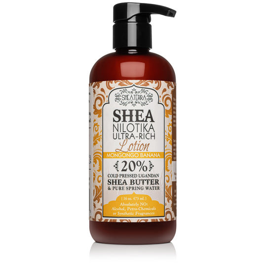 Shea Nilotika 20% Shea Butter Ultra-Rich Lotion- MONGONGO BANANA