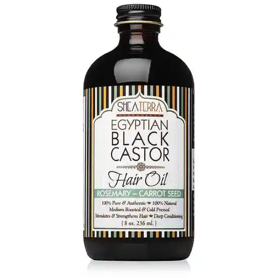 100% Pure Egyptian Black Castor Extra Virgin Oil ROSEMARY- CARROT SEED