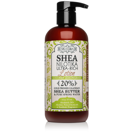 Shea Nilotika 20% Shea Butter Ultra-Lotion COCONUT LEMONGRASS