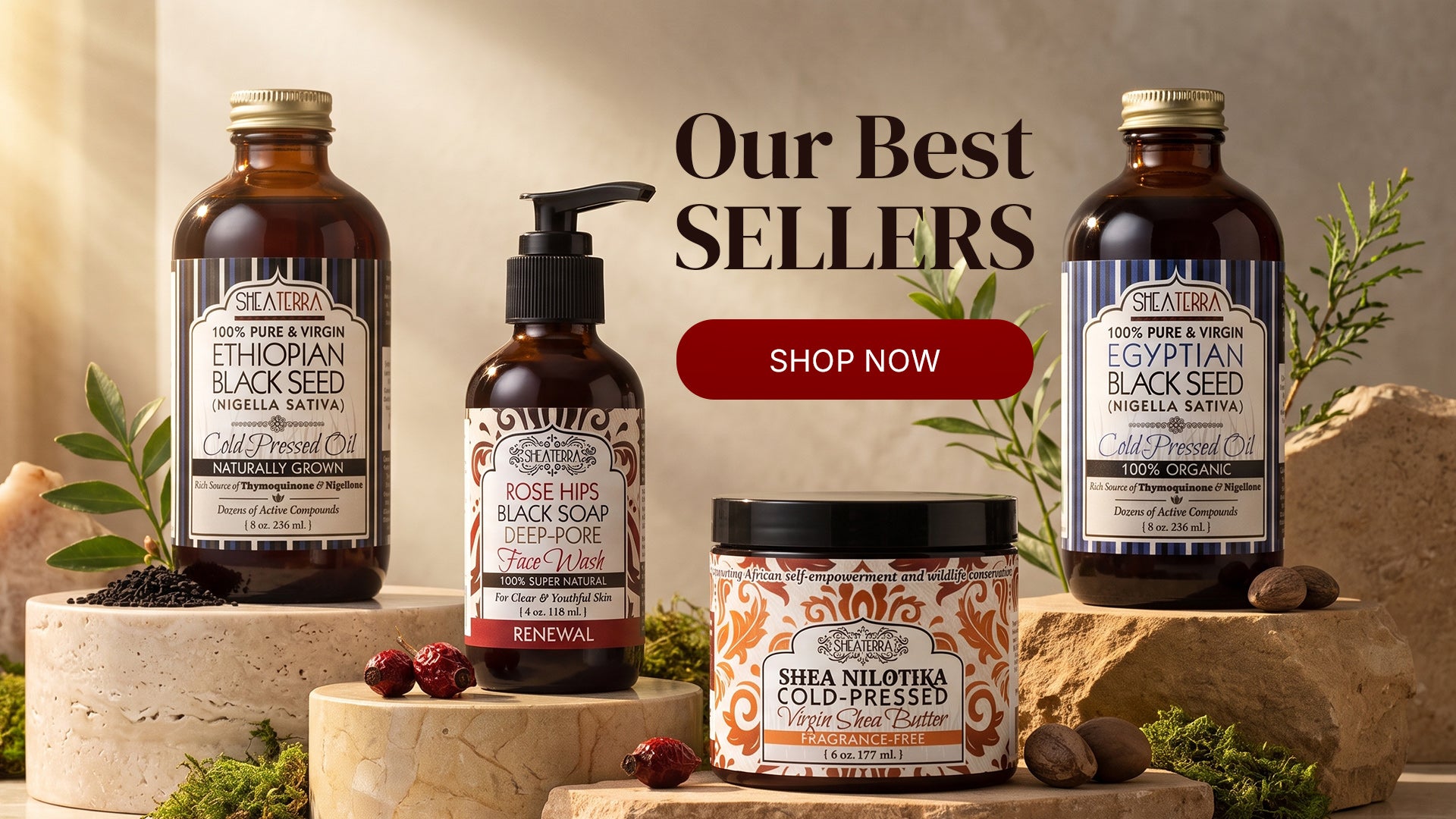 Shea Terra Organics natural skincare and organic oils