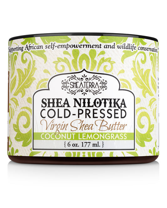 Shea Nilotika Cold-Pressed Virgin Shea Butter COCONUT LEMONGRASS