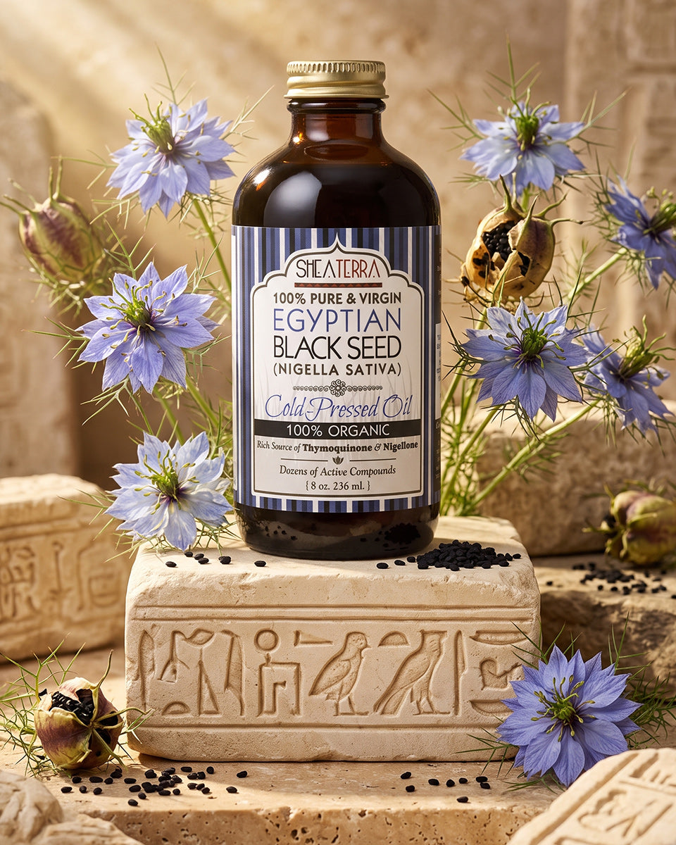 100% Pure Egyptian Black Seed Oil - Extra Virgin  8 oz. (Certified Organic, Cold Pressed)