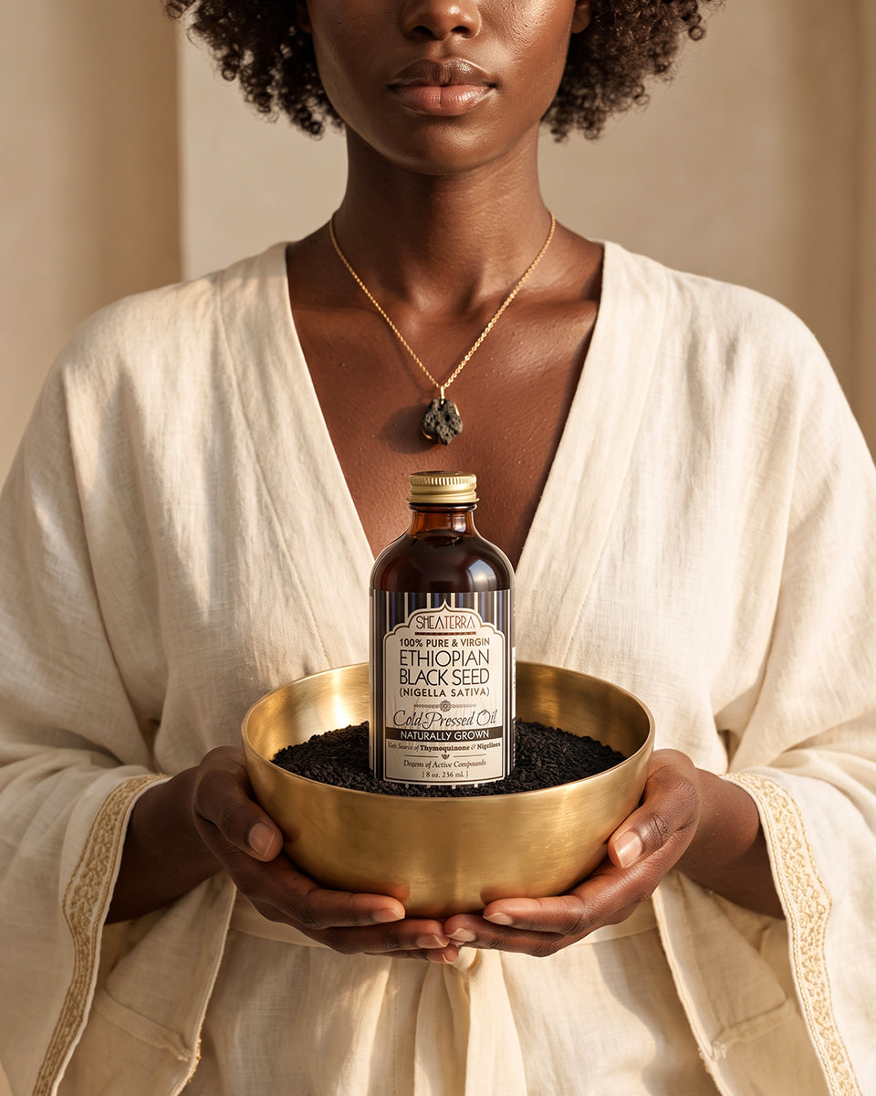 100% Pure Ethiopian Black Seed Oil 8 oz. (Very Strong, Naturally Grown in Bale Valley, Cold Pressed)