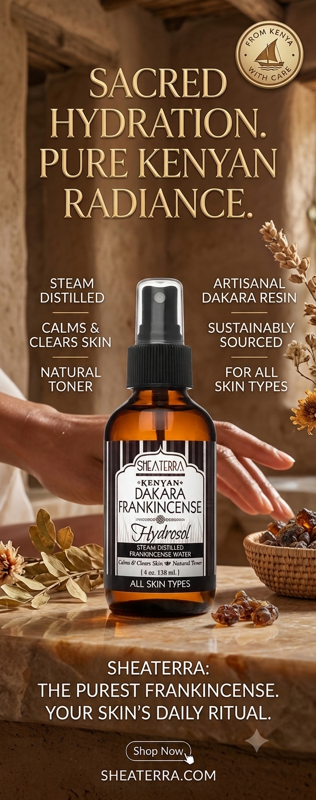 Kenyan Black Frankincense Hydrosol