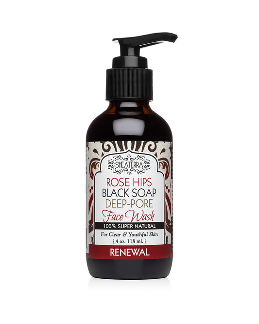 Rose Hips Black Soap Deep Pore Facial Wash