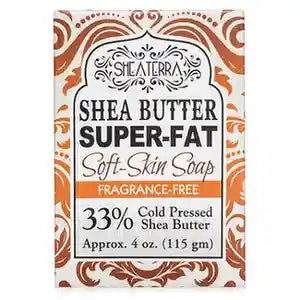 Shea Butter Super Fat Soft-Skin Soap FRAGRANCE FREE