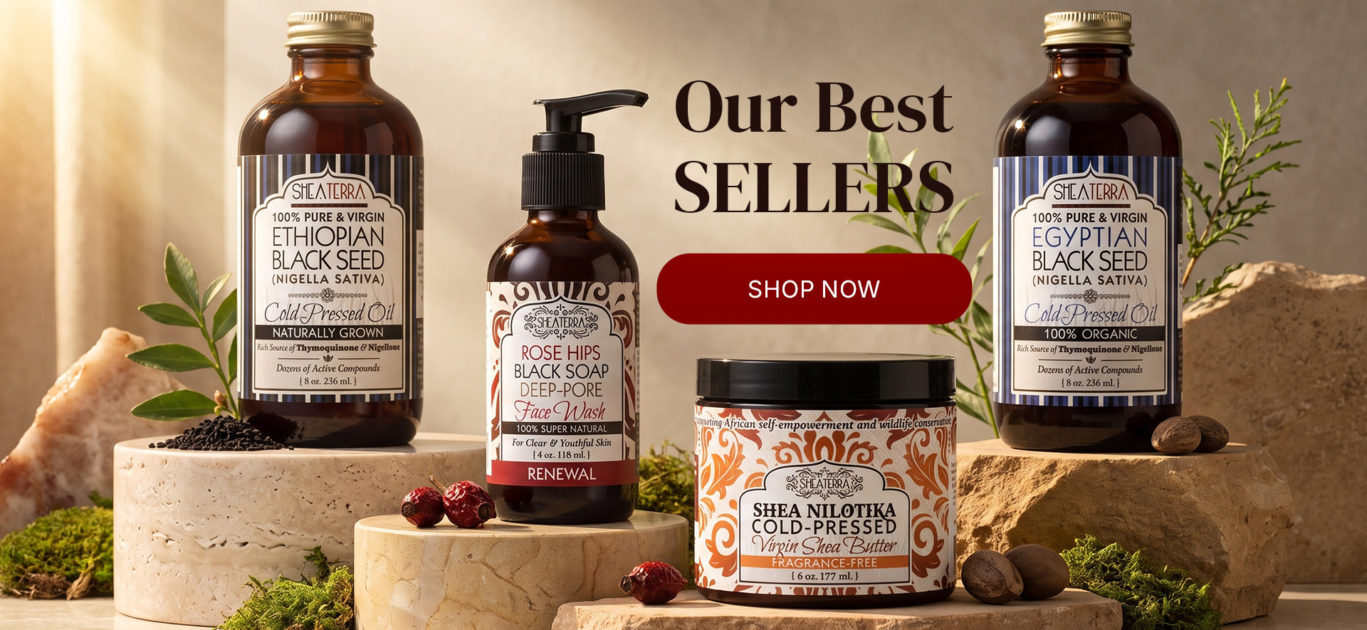 Shea Terra Organics natural skincare and organic oils