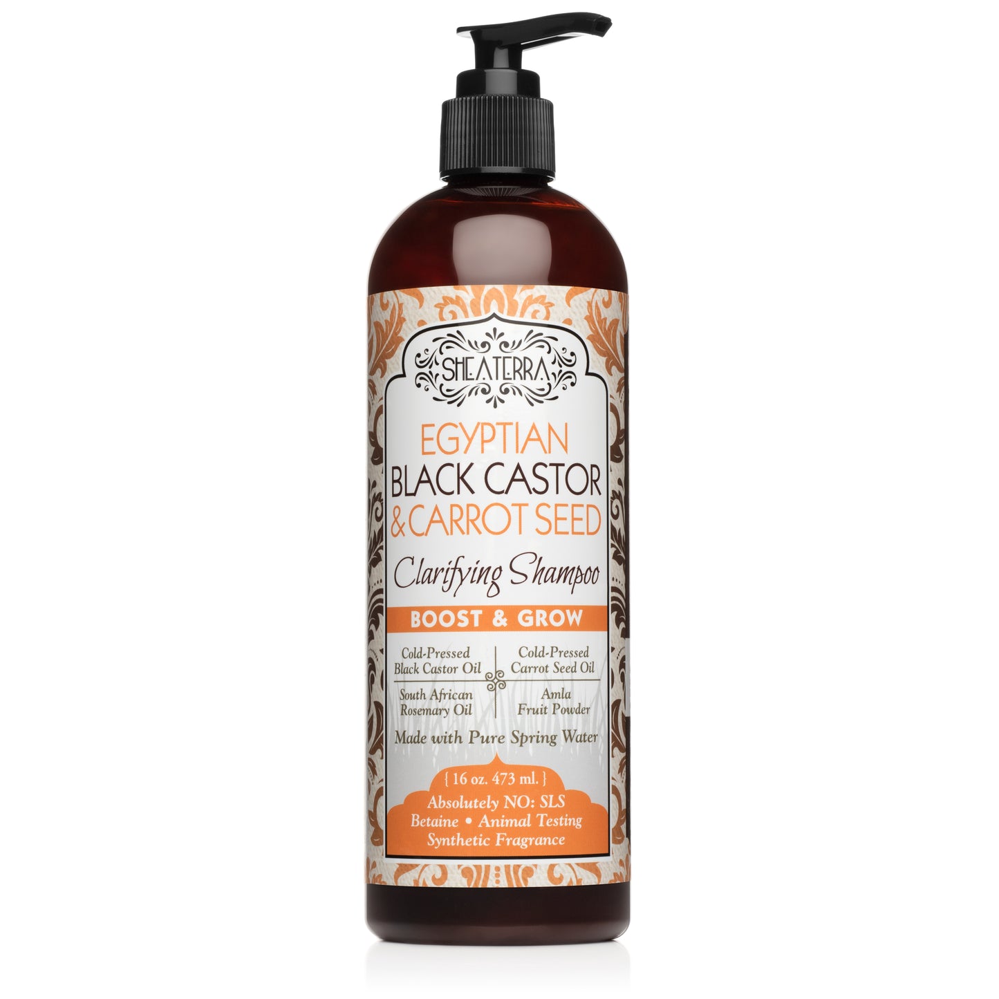 Egyptian Black Castor & Carrot Seed Clarifying Shampoo (BOOST & GROW)