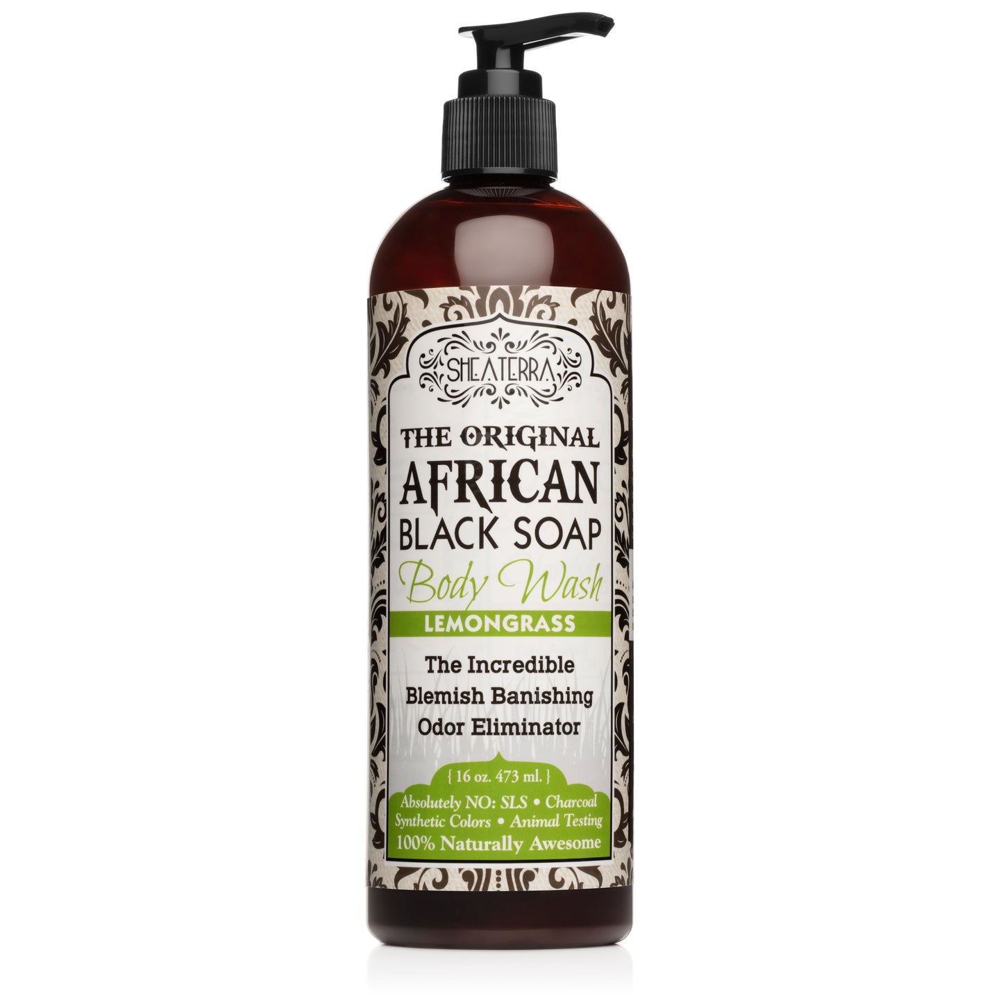 African Black Soap Body Wash LEMONGRASS
