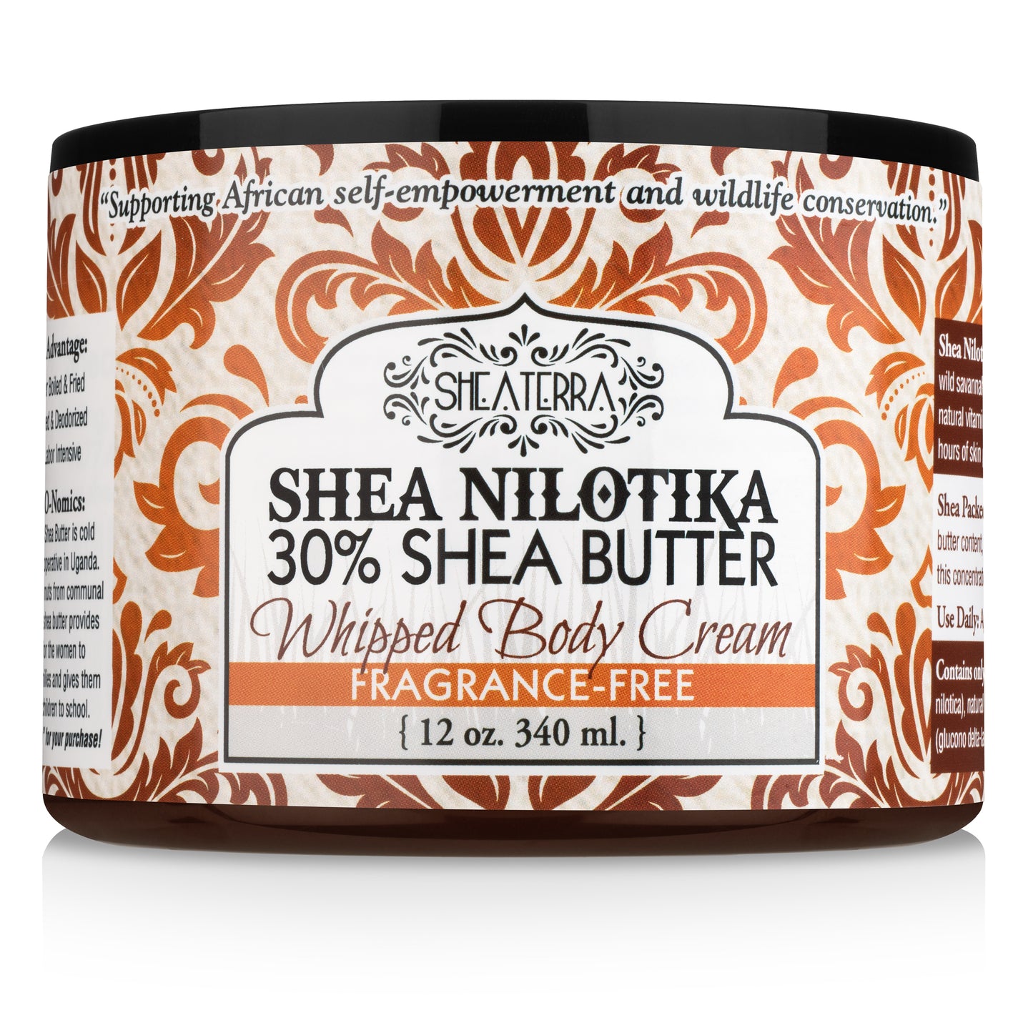 Shea Nilotik' 30% Shea Butter Whipped Body Cream FRAGRANCE FREE