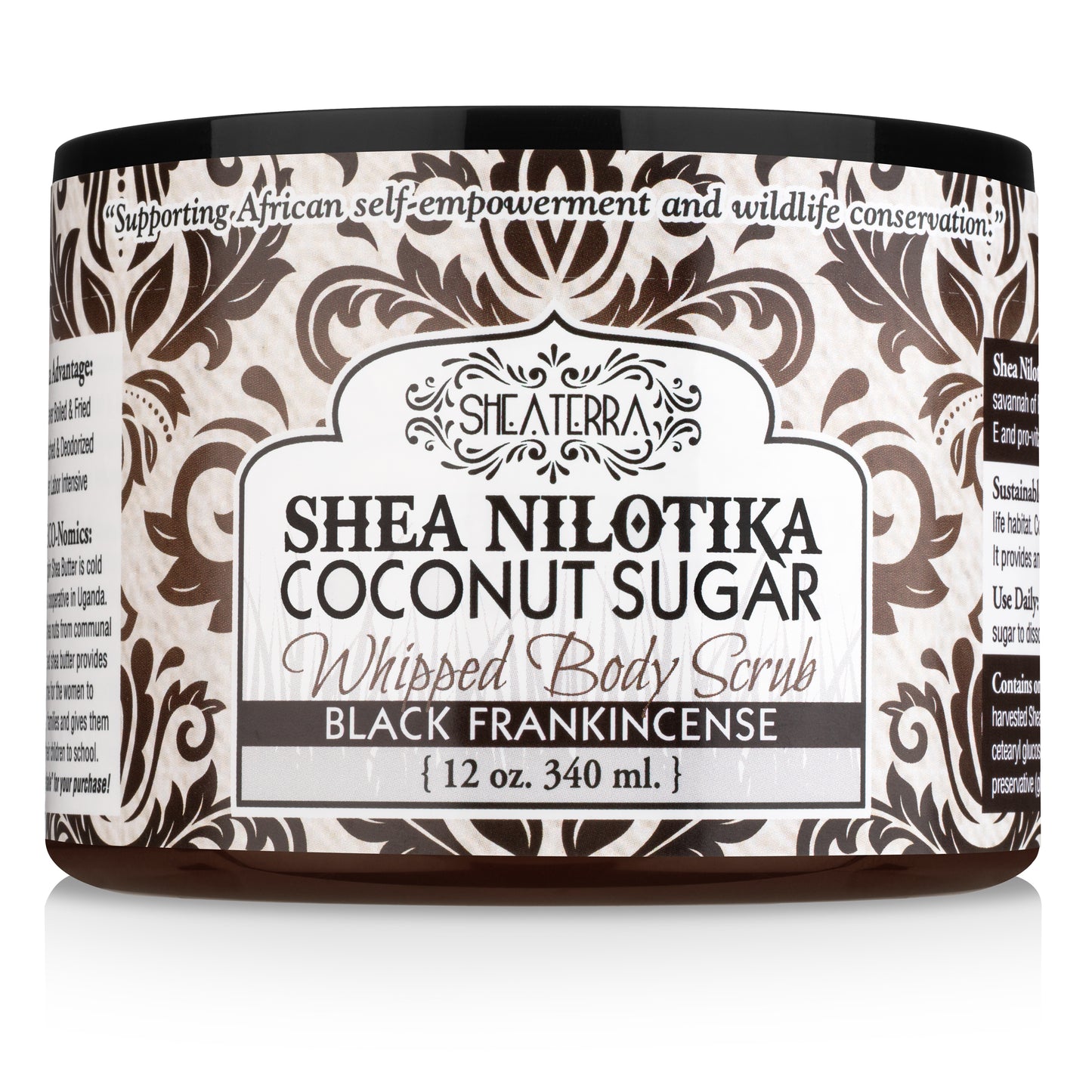 Shea Nilotik' Butter Coconut Sugar Whipped Body Scrub DAKARA FRANKINCENSE