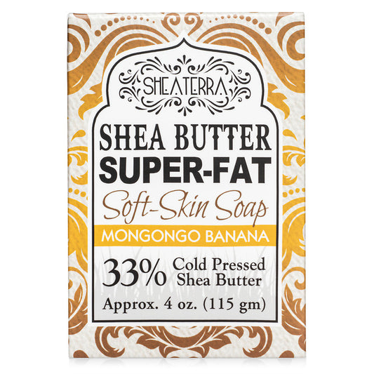 Shea Butter Super Fat Soft-Skin Soap MONGONGO BANANA