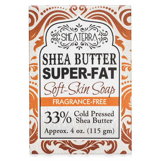 Shea Butter Super Fat Soft-Skin Soap FRAGRANCE FREE