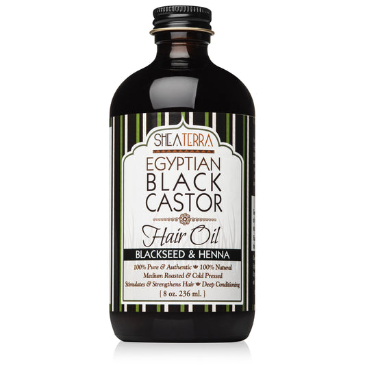 100% Pure Egyptian Black Castor Oil BLACKSEED & HENNA
