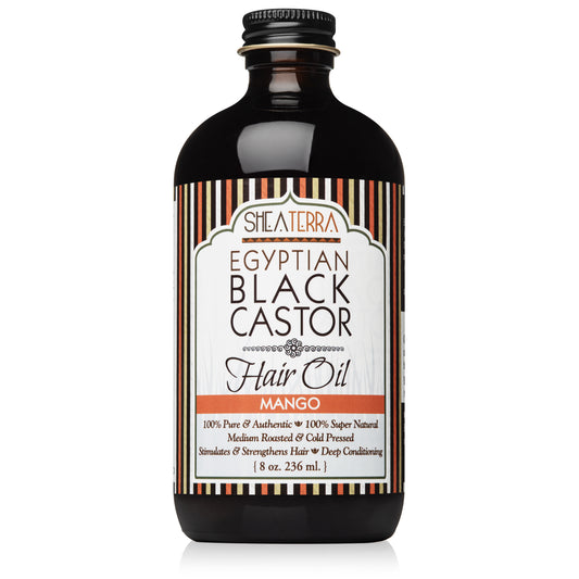 100% Pure Egyptian Black Castor Extra Virgin Oil MANGO