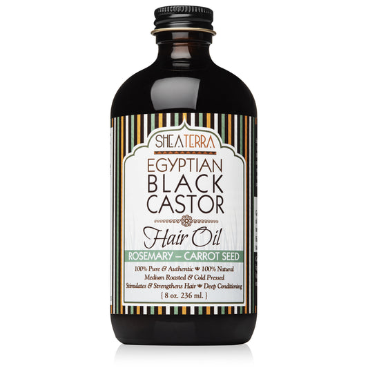 100% Pure Egyptian Black Castor Extra Virgin Oil ROSEMARY